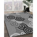 Machine Washable Transitional Dark Gray Rug in a Family Room, wshpat145gry