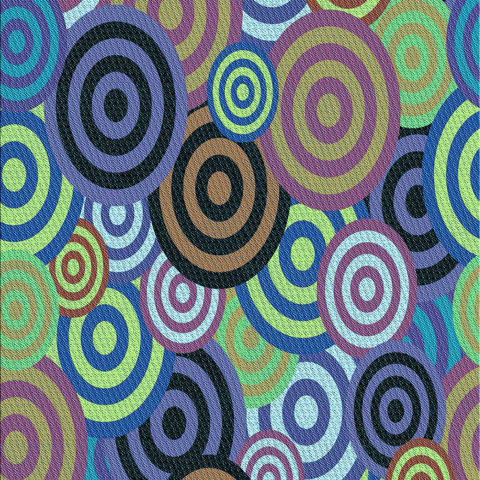 Machine Washable Transitional Purple Haze Purple Rug, wshpat145lblu