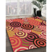 Machine Washable Transitional Red Rug in a Family Room, wshpat145org