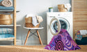 Machine Washable Transitional Purple Rug in a Washing Machine, wshpat145pur