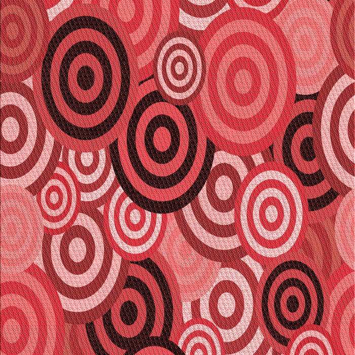 Machine Washable Transitional Red Rug, wshpat145rd