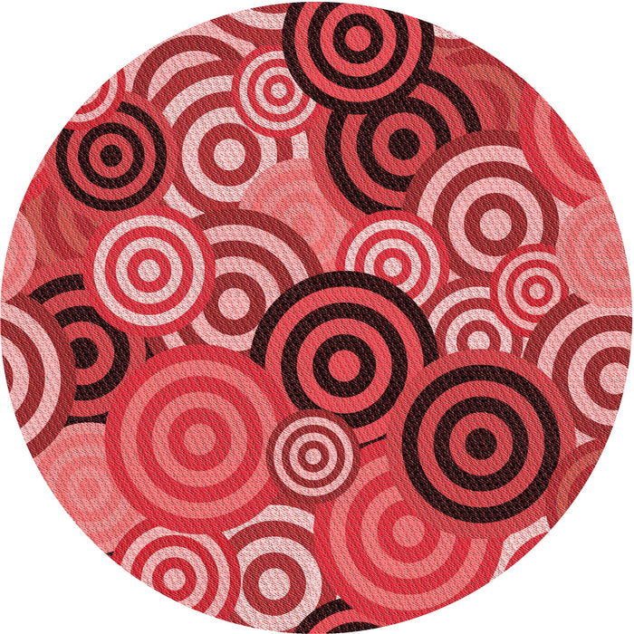 Square Machine Washable Transitional Red Rug in a Living Room, wshpat145rd