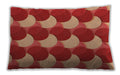 Patterned Rectangular Orange Lumbar Throw Pillow, 13 inch by 19 inch, lbpat1450org