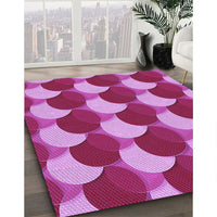 Patterned Purple Rug, pat1450pur