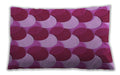 Patterned Rectangular Purple Lumbar Throw Pillow, 13 inch by 19 inch, lbpat1450pur