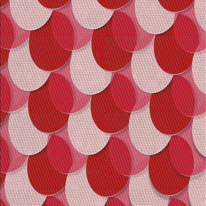 Patterned Light Coral Pink Novelty Rug, pat1450
