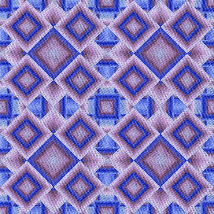 Round Patterned Amethyst Purple Rug, pat1451blu