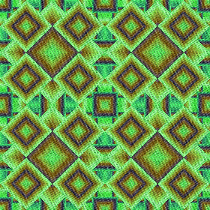 Round Patterned Neon Green Rug, pat1451grn