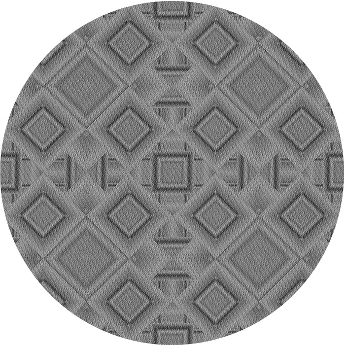 Square Machine Washable Transitional Ash Gray Rug in a Living Room, wshpat1451gry