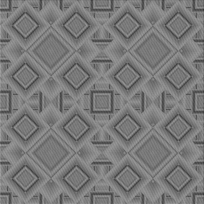 Round Patterned Ash Gray Rug, pat1451gry