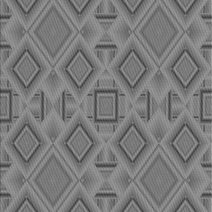 Patterned Ash Gray Rug, pat1451gry