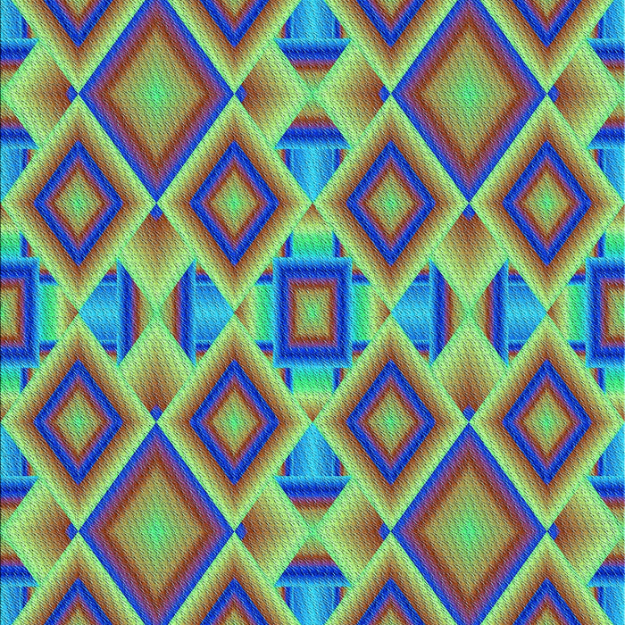 Patterned Green Rug, pat1451lblu