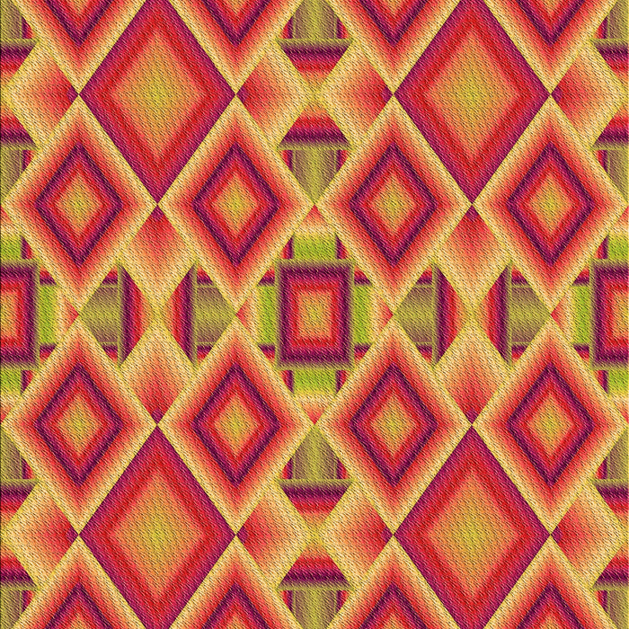 Patterned Red Rug, pat1451org