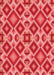 Patterned Red Rug, pat1451rd