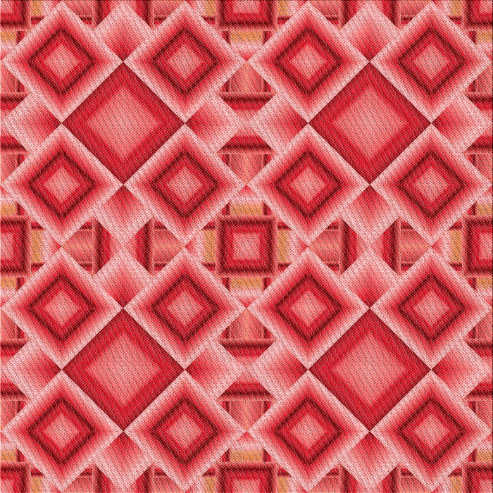 Round Patterned Red Rug, pat1451rd