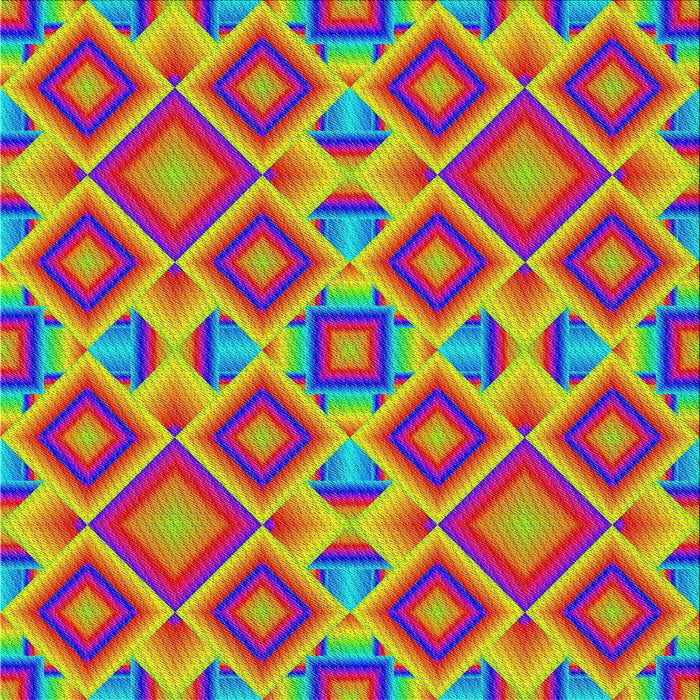 Square Patterned Burnt Pink Modern Rug, pat1451