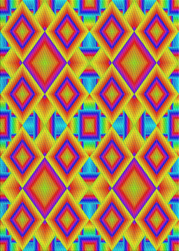 Patterned Burnt Pink Modern Rug, pat1451