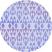 Square Patterned Blue Rug, pat1452blu