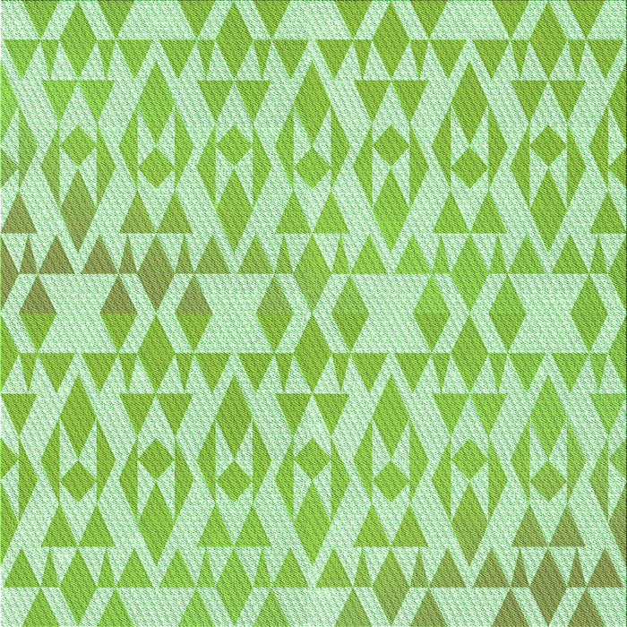 Round Patterned Light Green Rug, pat1452grn