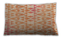 Patterned Rectangular Khaki Gold Lumbar Throw Pillow, 13 inch by 19 inch, lbpat1452org