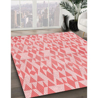 Patterned Red Rug, pat1452rd