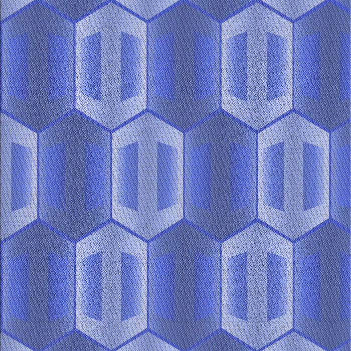 Machine Washable Transitional Sky Blue Rug, wshpat1453blu