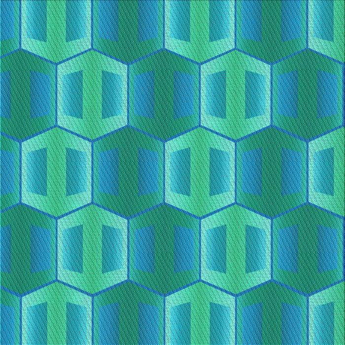 Round Machine Washable Transitional Dark Turquoise Green Rug, wshpat1453lblu