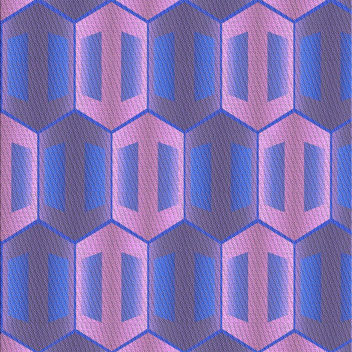 Patterned Slate Blue Rug, pat1453pur