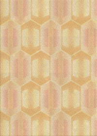 Machine Washable Transitional Orange Rug, wshpat1454brn