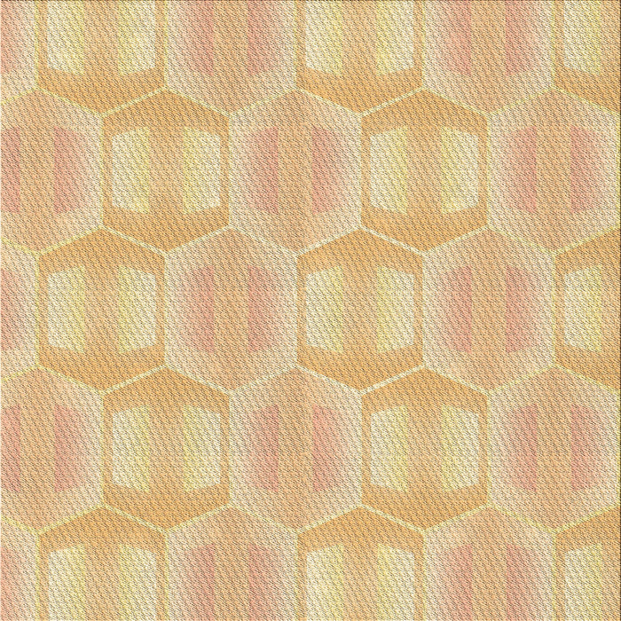 Round Machine Washable Transitional Orange Rug, wshpat1454brn