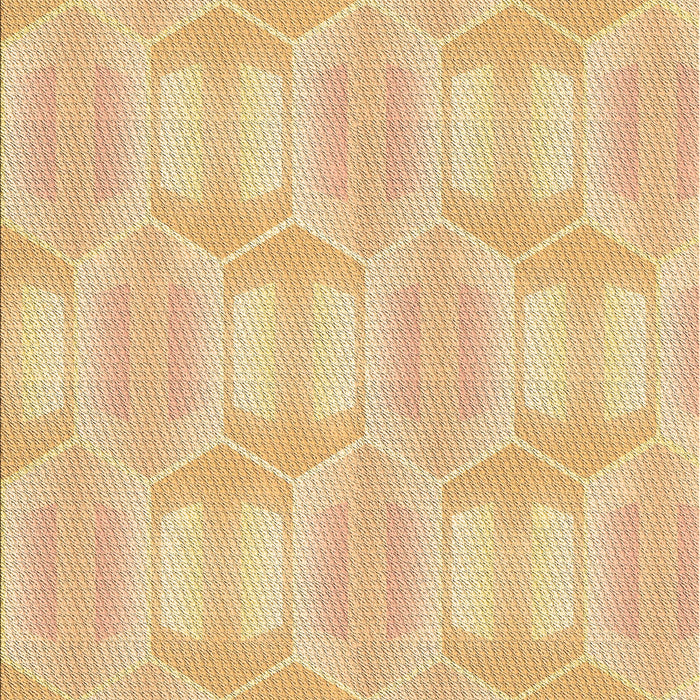 Patterned Orange Rug, pat1454brn