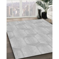 Patterned Dark Gray Rug, pat1454gry