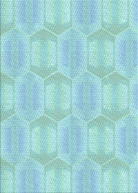 Machine Washable Transitional Blue Rug, wshpat1454lblu