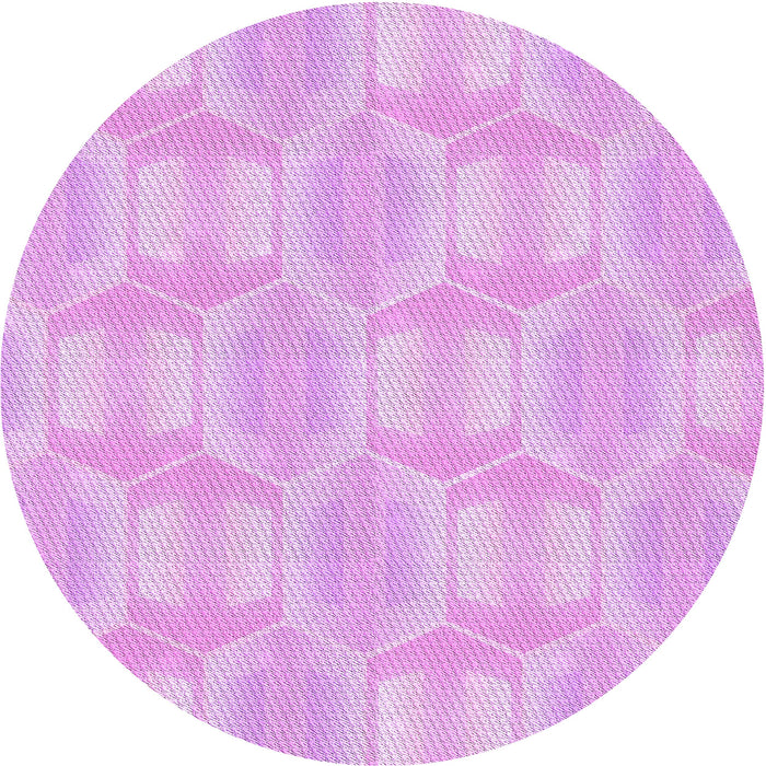 Square Patterned Purple Rug, pat1454pur