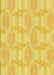 Patterned Yellow Rug, pat1454yw