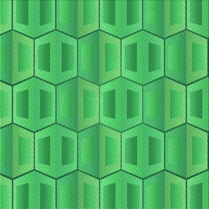 Round Patterned Neon Green Rug, pat1455grn