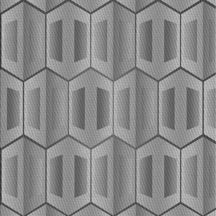 Patterned Dark Gray Rug, pat1455gry