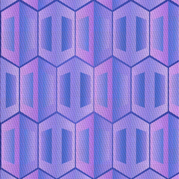 Patterned Purple Mimosa Purple Rug, pat1455pur