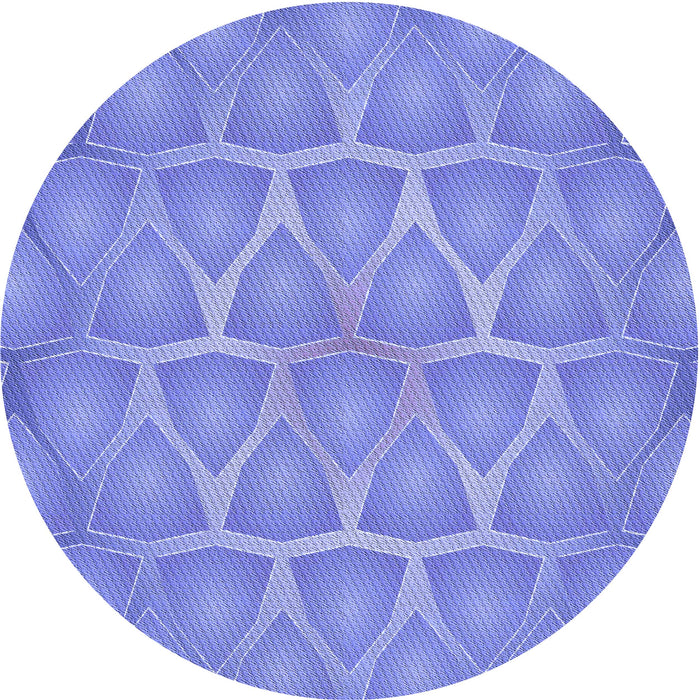 Square Patterned Denim Blue Rug, pat1456blu