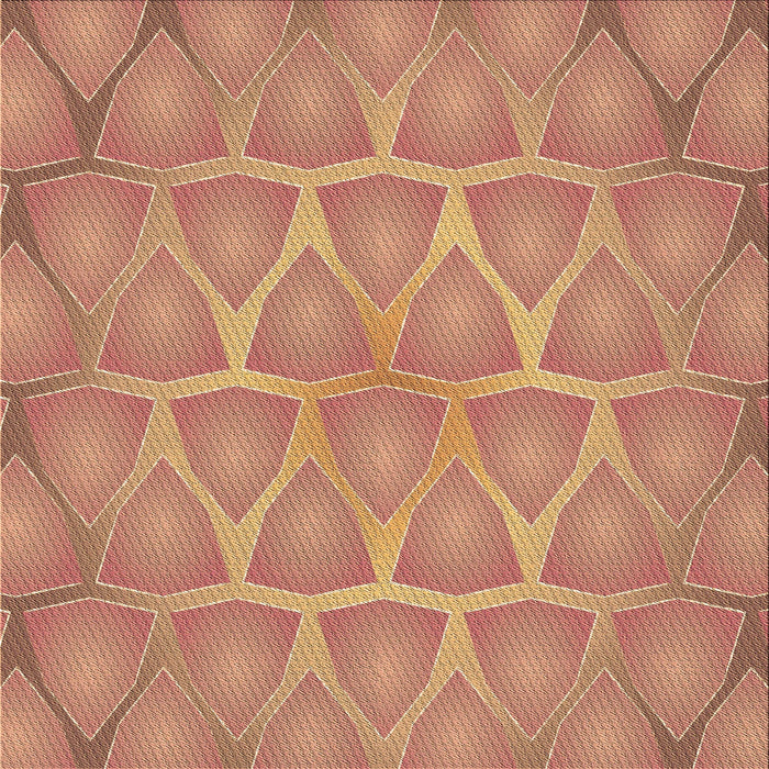Round Patterned Brown Sand Brown Rug, pat1456brn