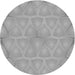 Square Patterned Gray Rug, pat1456gry