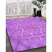 Machine Washable Transitional Purple Rug in a Family Room, wshpat1456pur