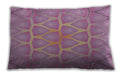 Patterned Rectangular Plum Purple Lumbar Throw Pillow, 13 inch by 19 inch, lbpat1456