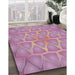 Machine Washable Transitional Plum Purple Rug in a Family Room, wshpat1456