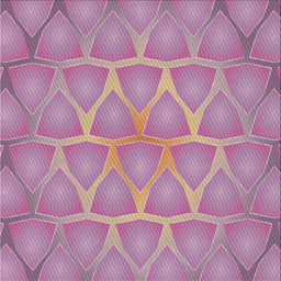 Square Patterned Plum Purple Novelty Rug, pat1456