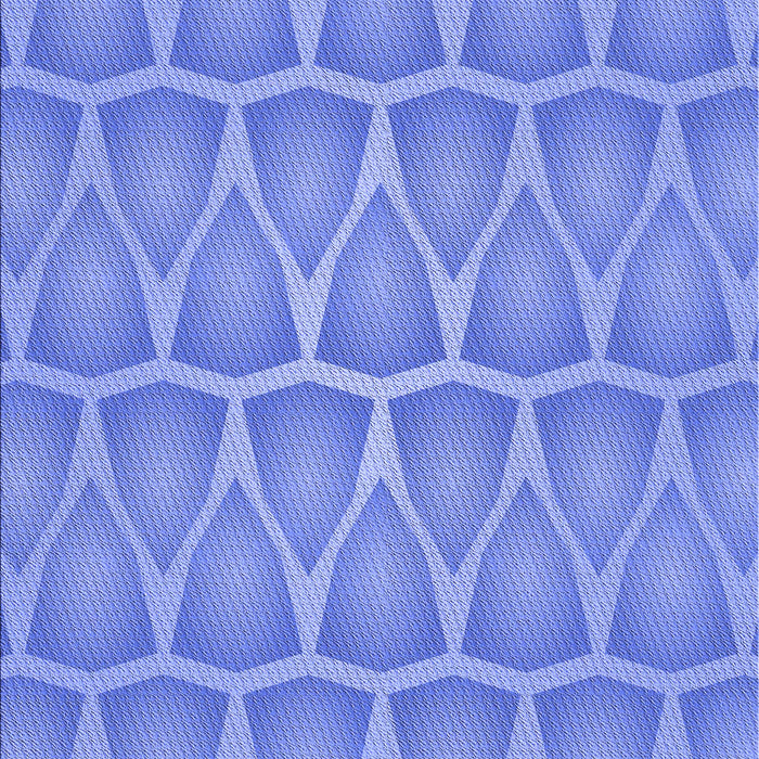Patterned Blue Rug, pat1457blu