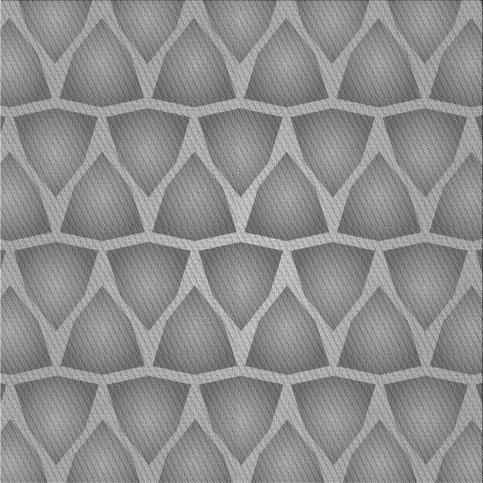 Round Patterned Dark Gray Rug, pat1457gry