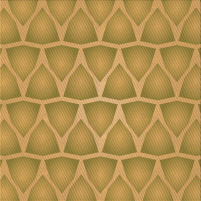 Round Patterned Dark Bisque Brown Rug, pat1457org