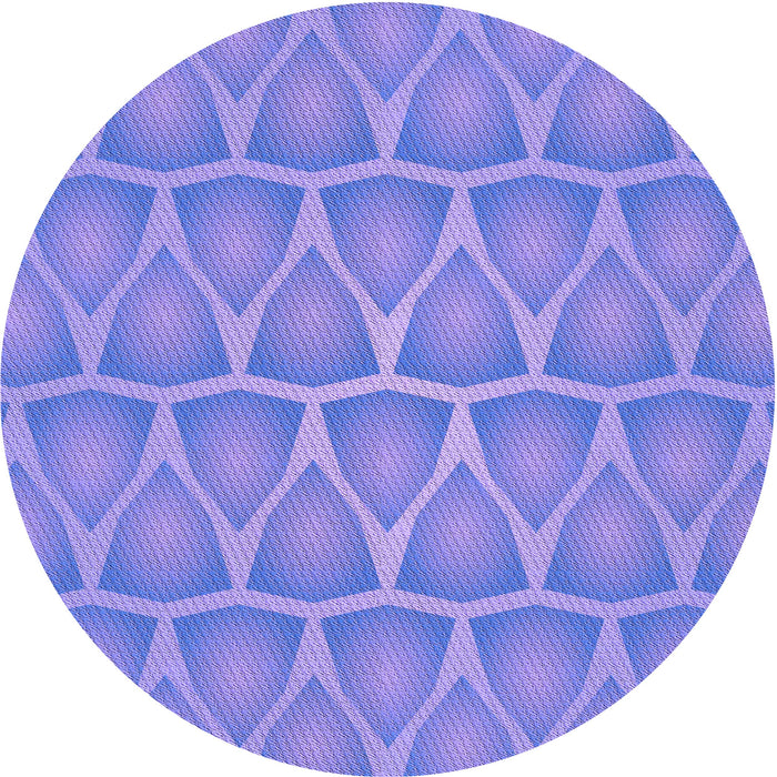 Square Patterned Purple Mimosa Purple Rug, pat1457pur