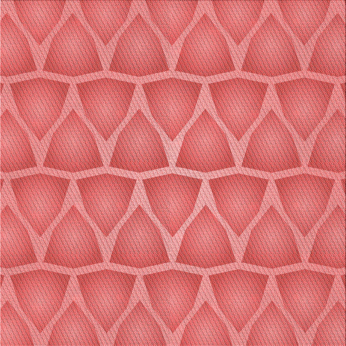 Round Patterned Red Rug, pat1457rd